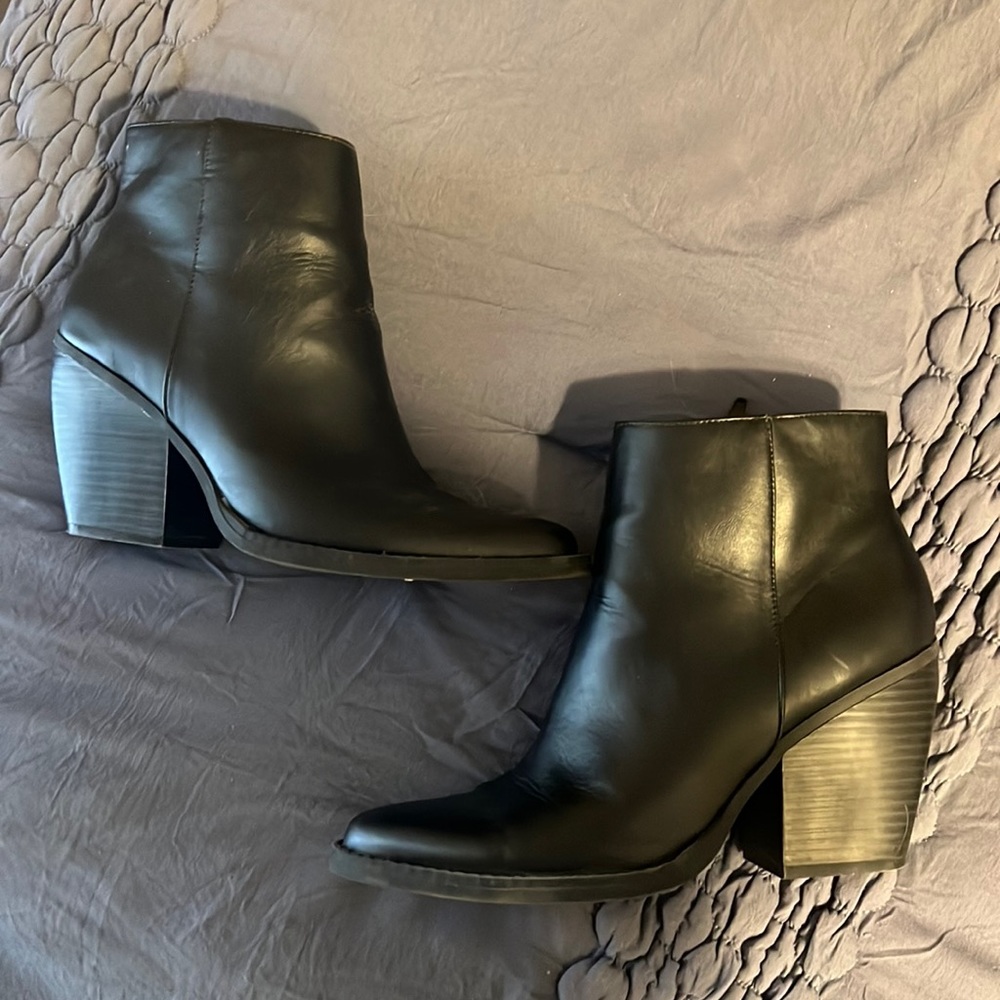 Madden girl black booties